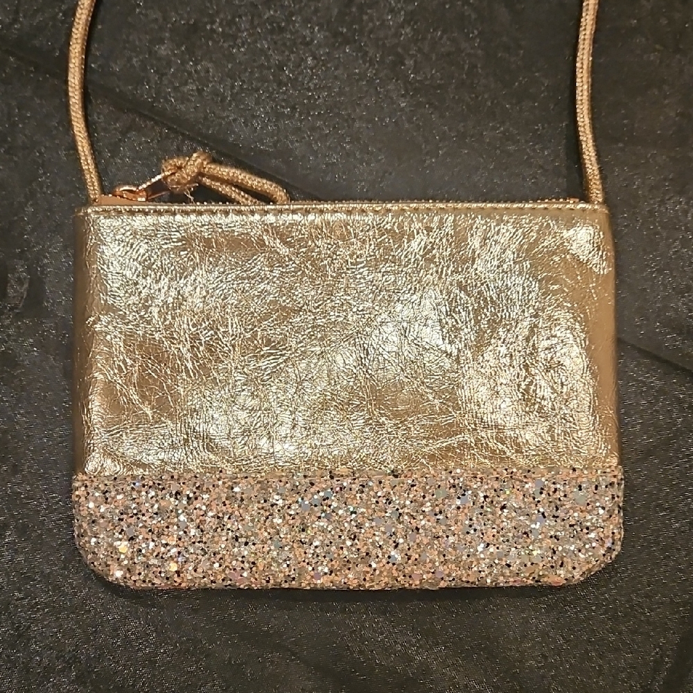 Elegant Rose Gold Girl's Bag